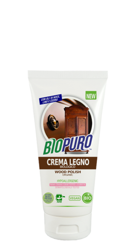 Biopuro CREMA LEGNO Con oli di noce, lino e cedro